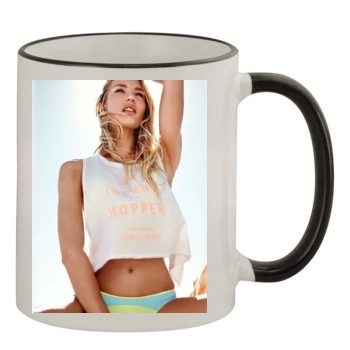 Candice Swanepoel 11oz Colored Rim & Handle Mug