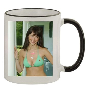 Jennifer Love Hewitt 11oz Colored Rim & Handle Mug