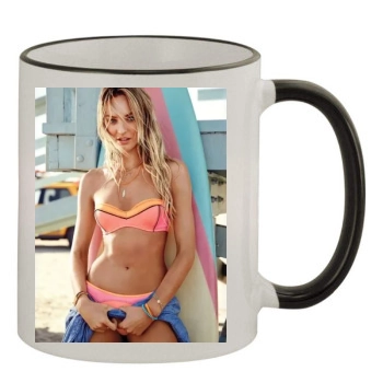 Candice Swanepoel 11oz Colored Rim & Handle Mug