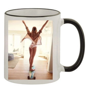 Candice Swanepoel 11oz Colored Rim & Handle Mug