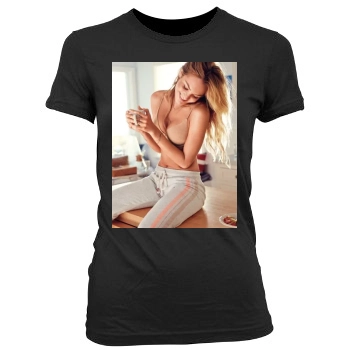 Candice Swanepoel Women's Junior Cut Crewneck T-Shirt