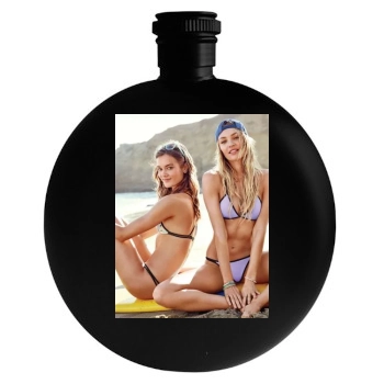 Candice Swanepoel Round Flask