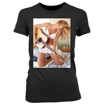 Candice Swanepoel Women's Junior Cut Crewneck T-Shirt