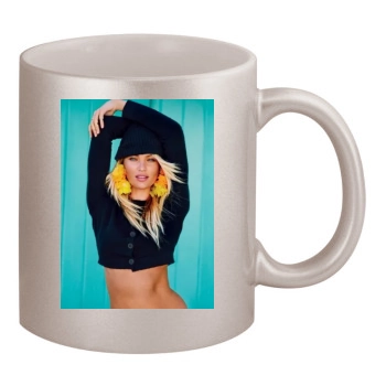 Candice Swanepoel 11oz Metallic Silver Mug