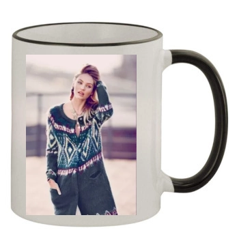 Candice Swanepoel 11oz Colored Rim & Handle Mug