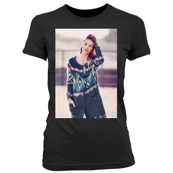 Candice Swanepoel Women's Junior Cut Crewneck T-Shirt