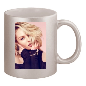 Candice Swanepoel 11oz Metallic Silver Mug