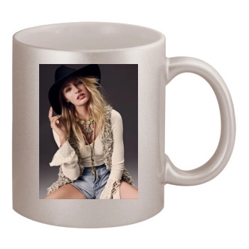 Candice Swanepoel 11oz Metallic Silver Mug