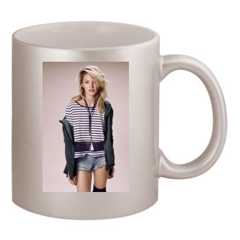 Candice Swanepoel 11oz Metallic Silver Mug