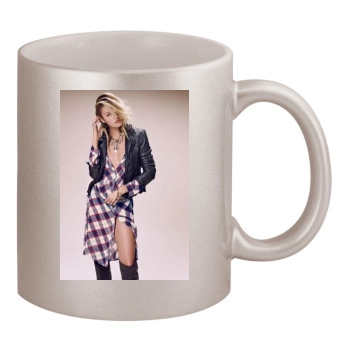 Candice Swanepoel 11oz Metallic Silver Mug