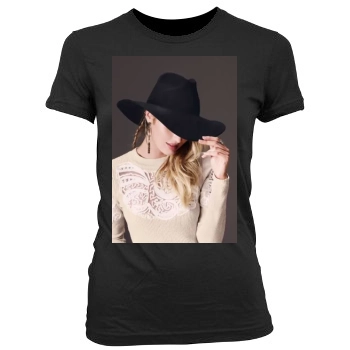 Candice Swanepoel Women's Junior Cut Crewneck T-Shirt