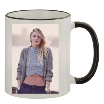 Candice Swanepoel 11oz Colored Rim & Handle Mug