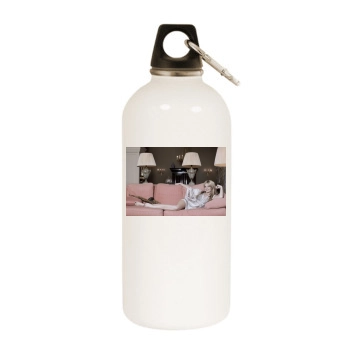 Candy Dulfer White Water Bottle With Carabiner