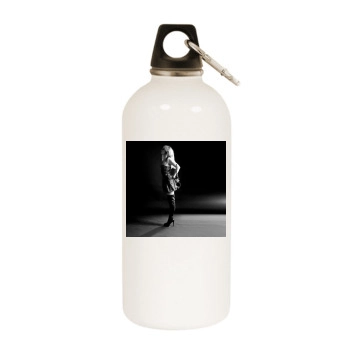 Candy Dulfer White Water Bottle With Carabiner