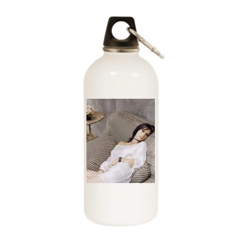 Jennifer Love Hewitt White Water Bottle With Carabiner