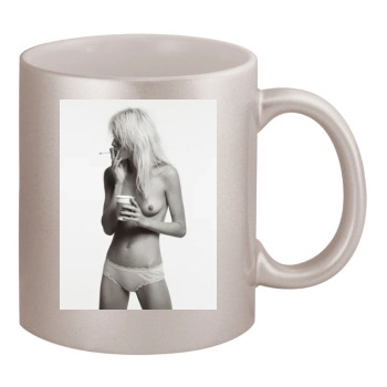 Caroline Winberg 11oz Metallic Silver Mug