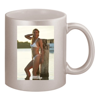 Caroline Wozniacki 11oz Metallic Silver Mug