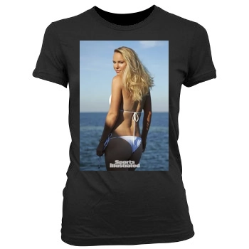 Caroline Wozniacki Women's Junior Cut Crewneck T-Shirt