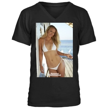 Caroline Wozniacki Men's V-Neck T-Shirt