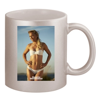 Caroline Wozniacki 11oz Metallic Silver Mug