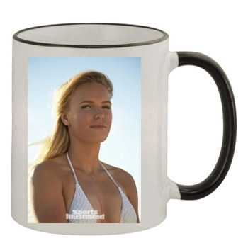 Caroline Wozniacki 11oz Colored Rim & Handle Mug