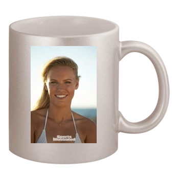 Caroline Wozniacki 11oz Metallic Silver Mug