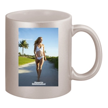 Caroline Wozniacki 11oz Metallic Silver Mug