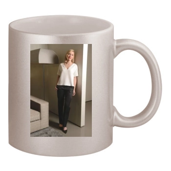 Cate Blanchett 11oz Metallic Silver Mug