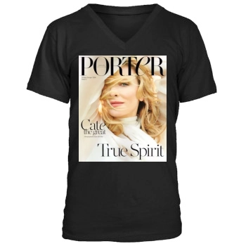 Cate Blanchett Men's V-Neck T-Shirt