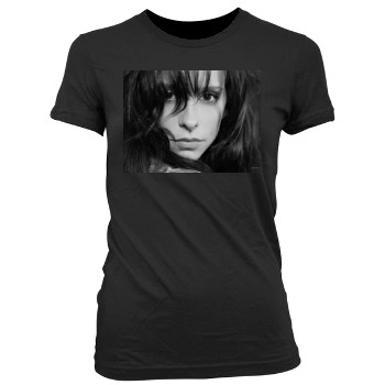 Jennifer Love Hewitt Women's Junior Cut Crewneck T-Shirt