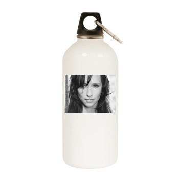 Jennifer Love Hewitt White Water Bottle With Carabiner