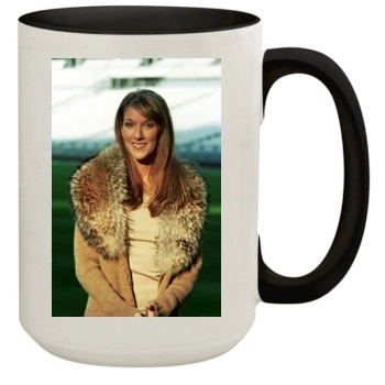 Celine Dion 15oz Colored Inner & Handle Mug