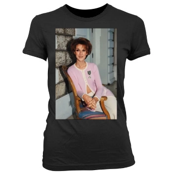 Celine Dion Women's Junior Cut Crewneck T-Shirt