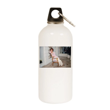 Celine Dion White Water Bottle With Carabiner