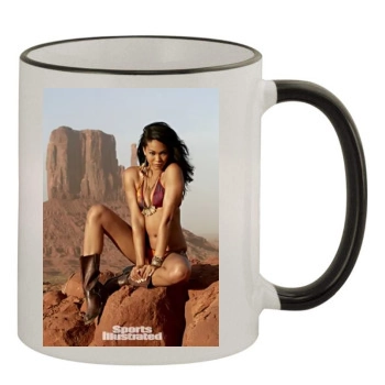 Chanel Iman 11oz Colored Rim & Handle Mug