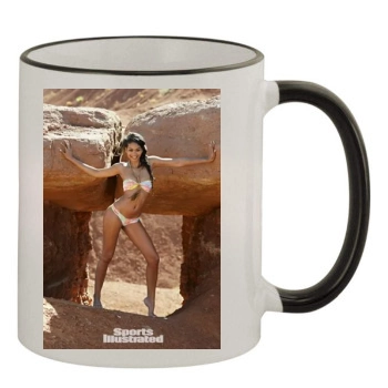 Chanel Iman 11oz Colored Rim & Handle Mug