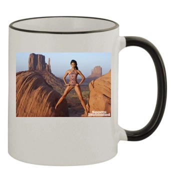 Chanel Iman 11oz Colored Rim & Handle Mug