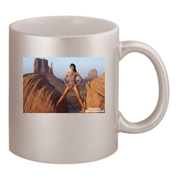 Chanel Iman 11oz Metallic Silver Mug