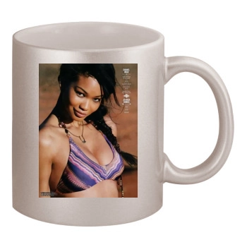 Chanel Iman 11oz Metallic Silver Mug