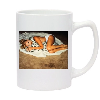 Charlize Theron 14oz White Statesman Mug