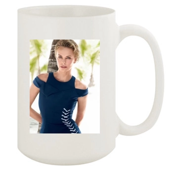 Charlize Theron 15oz White Mug