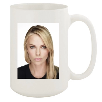 Charlize Theron 15oz White Mug