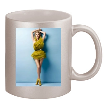 Charlize Theron 11oz Metallic Silver Mug