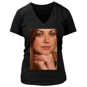 Charlotte Church Women's Deep V-Neck TShirt