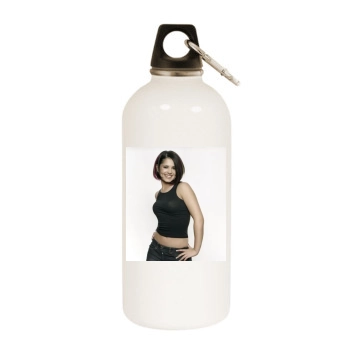 Cheryl Cole White Water Bottle With Carabiner