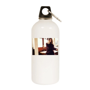 Cheryl Cole White Water Bottle With Carabiner