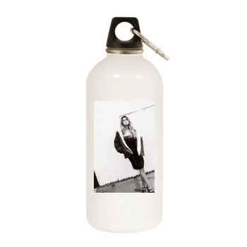 Cheryl Cole White Water Bottle With Carabiner