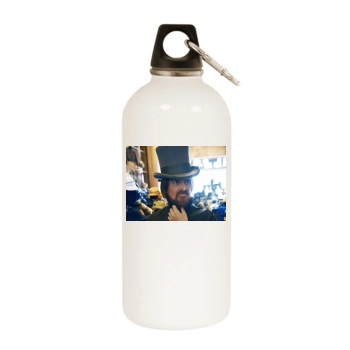 Christian Bale White Water Bottle With Carabiner