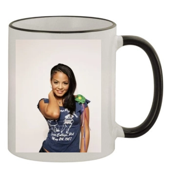 Christina Milian 11oz Colored Rim & Handle Mug