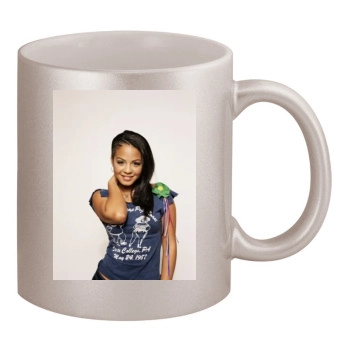 Christina Milian 11oz Metallic Silver Mug